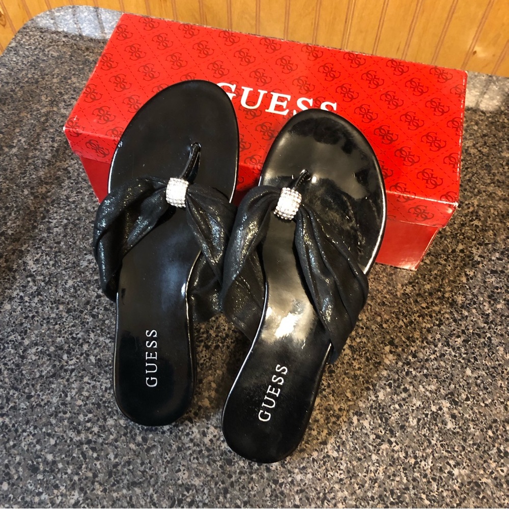 Guess Dressy Thong Sandals EUC